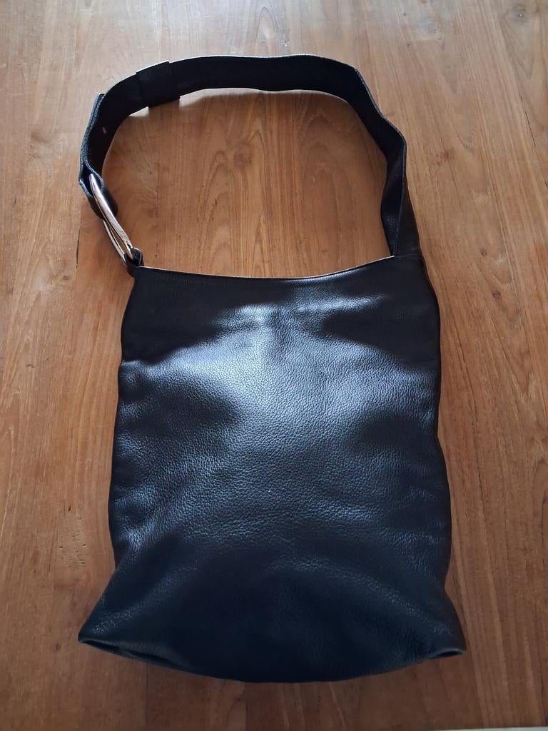 Lupo zwarte schoudertas, Handtassen en Accessoires, Ophalen of Verzenden