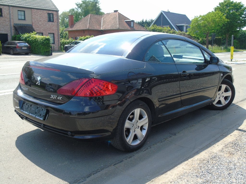 Peugeot 307cc Cabrio 1.6i Benzine *2005 *Leder *Airco, Cuir, Entreprise, Cabriolet, Boîte manuelle