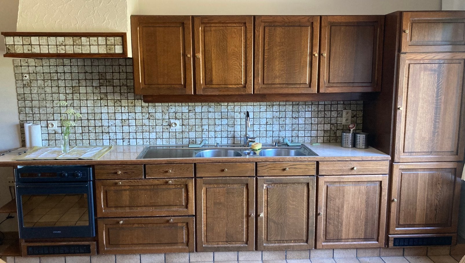Keuken, Huis en Inrichting, Ophalen, Gebruikt, Bruin, Kunststof