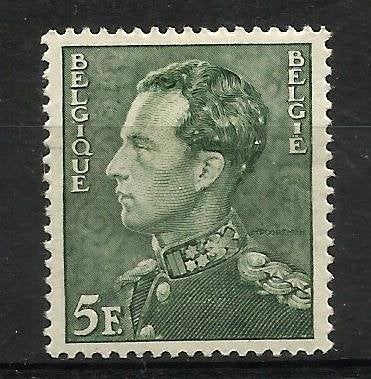 1941 Leopold III - Poortman OBP 433V**, Postzegels en Munten, Postzegels | Europa | België, Koninklijk huis, Orginele gom, Ophalen of Verzenden