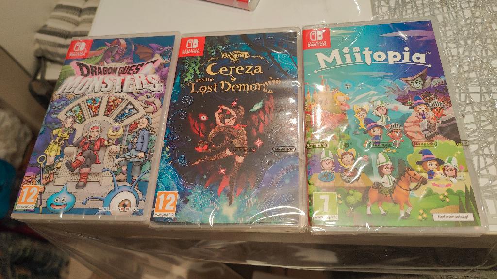 3 splinternieuwe Nintendo switch games (Sealed), Ophalen of Verzenden, Nieuw