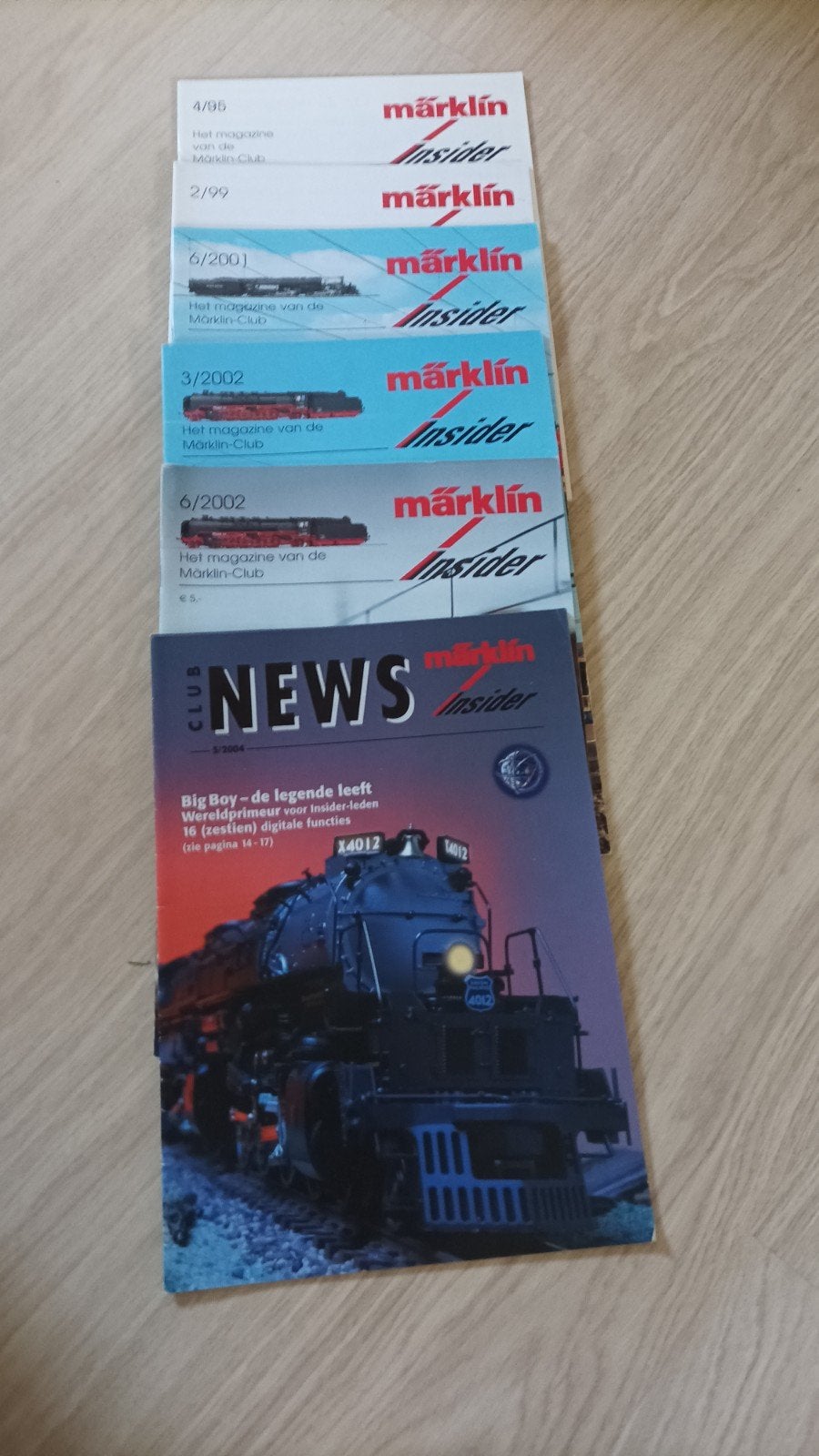 Lot van 6 Märklin Insider magazines, Collections, Enlèvement ou Envoi, Comme neuf