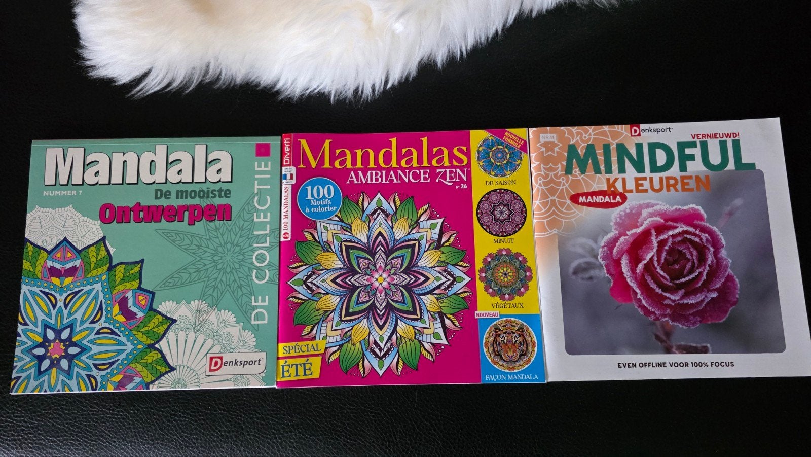 drie boekjes Mandala kleuren - NIEUW, Hobby en Vrije tijd, Ophalen of Verzenden, Nieuw