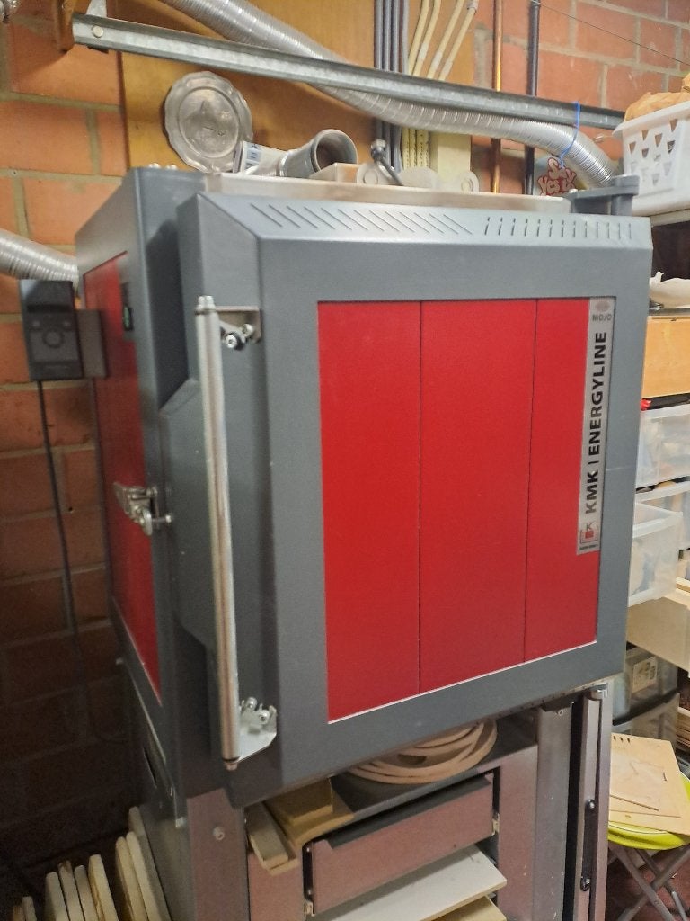 KMK keramiekoven 70 liter voorlader, Ophalen, Gebruikt
