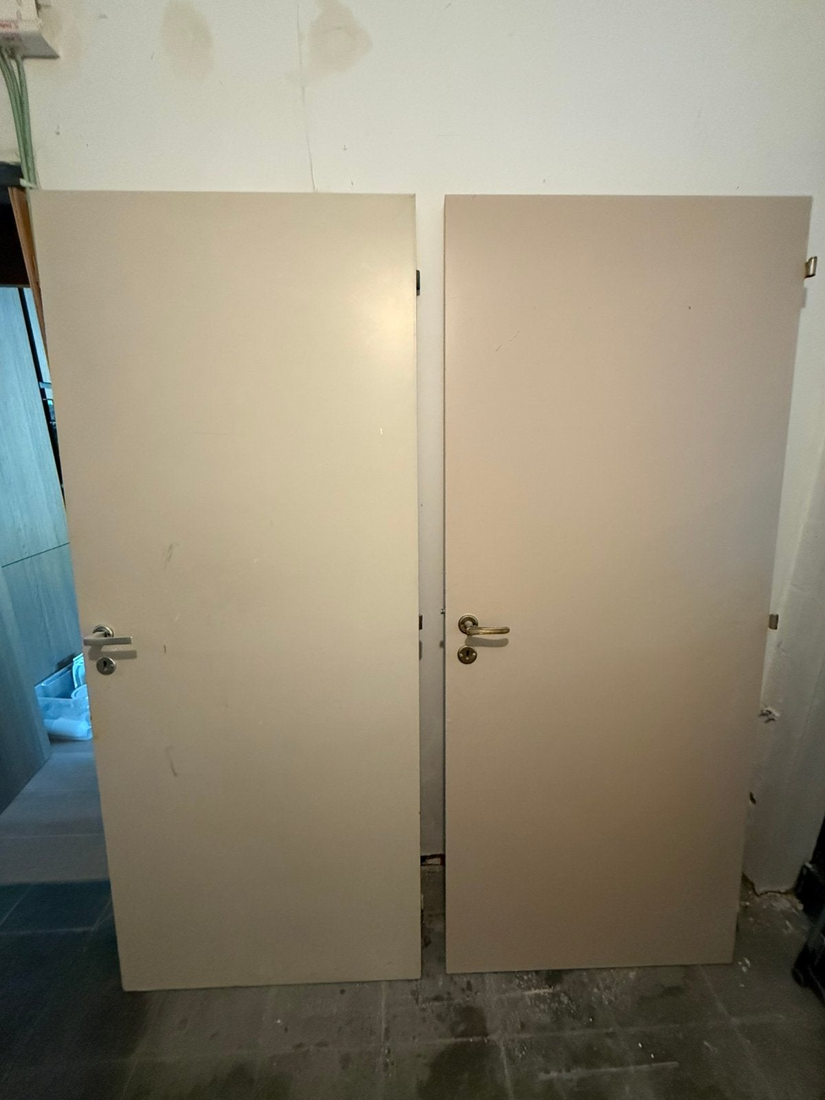 Houten deuren, Doe-het-zelf en Bouw, Deuren en Vliegenramen, Ophalen, Gebruikt, 80 tot 100 cm, Binnendeur