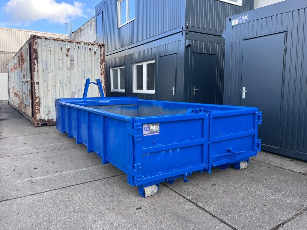 Haakarmcontainer 5m met Opbergkast, Ophalen