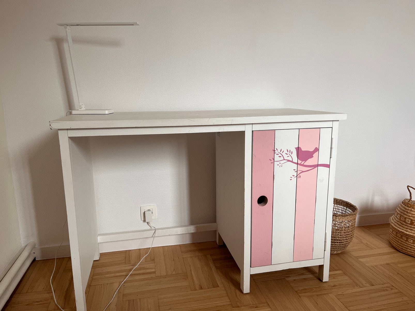 Bureau enfant en bois, Enlèvement, Bureau enfant, Bois, Rose