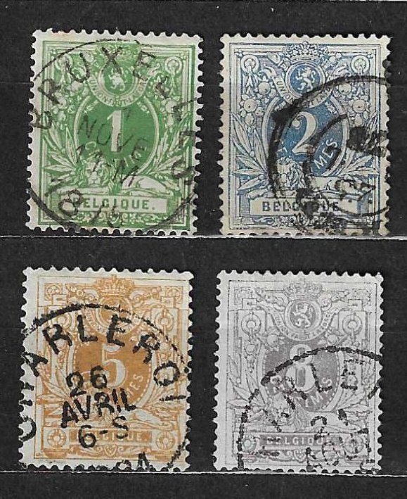 België OPC 26-29 Liggende leeuw met wapenschild, Ophalen of Verzenden, Gestempeld
