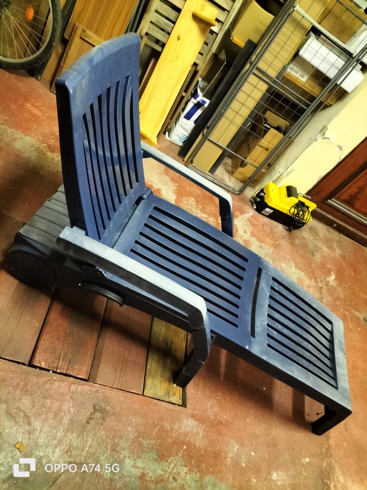 chaise longue de jardin, Tuin en Terras, Ophalen, Gebruikt