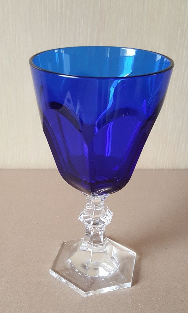 Mario Luca Giusti waterglas Dolce Vita - Kobaltblauw acryl, Huis en Inrichting, Keuken | Servies, Glas of Glazen, Kunststof, Overige merken