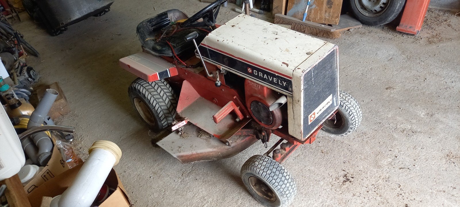 gravely, Ophalen
