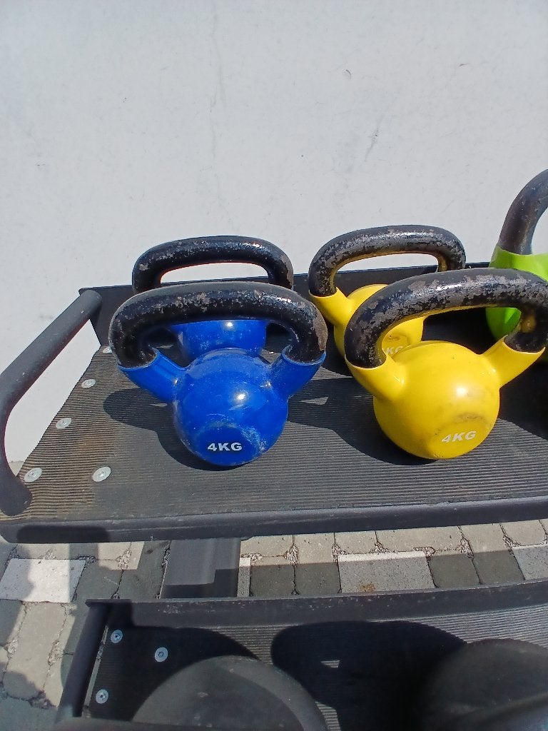 Kettlebell set - diverse gewichten, Enlèvement, Utilisé, Bras, Kettlebell