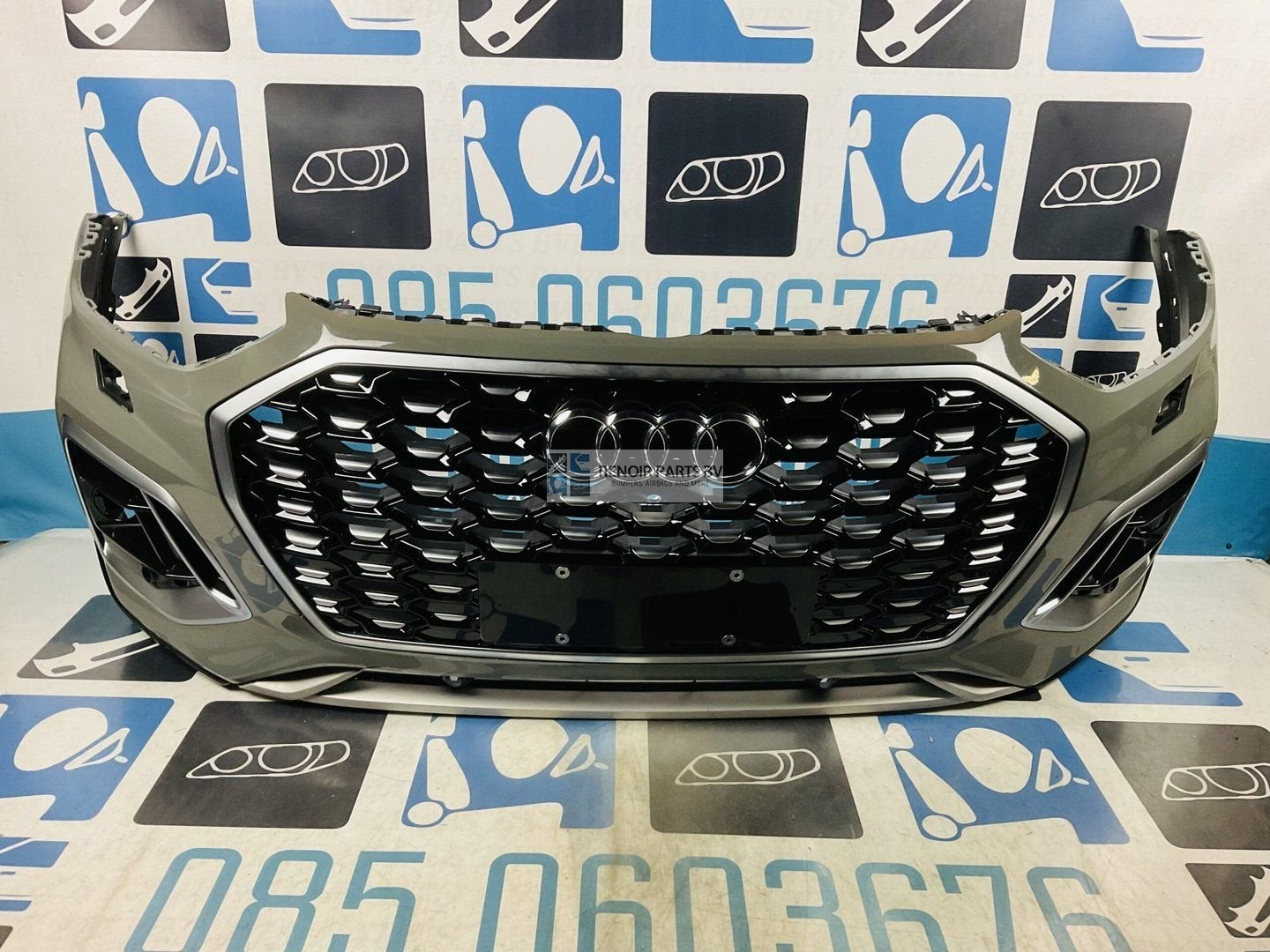 Bumper Audi Q5 80A 2022-2025 SLINE S-LINE Voorbumper #, Gebruikt, -, Voor, -