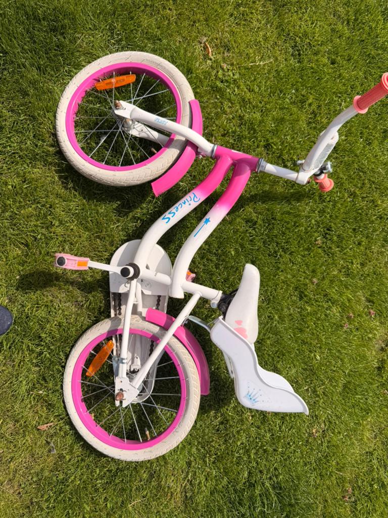 Kinderfiets te koop, Ophalen, Gebruikt, 14 inch of minder