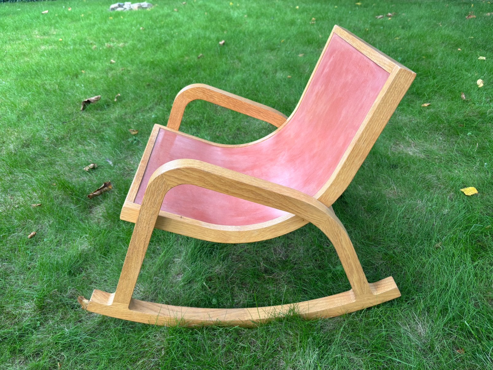 chaise rock pour enfants, Maison & Meubles, Rouge, Bois, Enlèvement, Utilisé