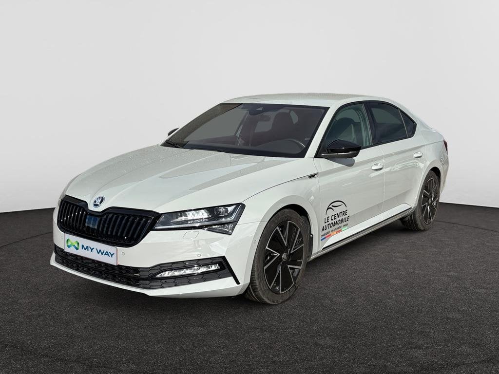 Skoda Superb Superb 1.5 TSI ACT Sportline DSG (EU6AP), Auto's, Skoda, Automaat, 149 g/km, Zilver of Grijs, Superb