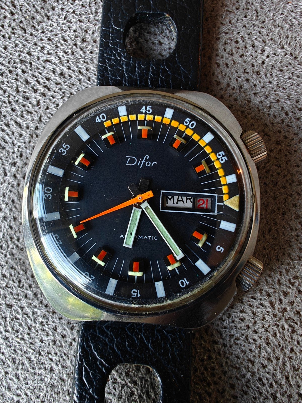 Montre Diver Difor, Bijoux, Sacs & Beauté, Acier, Acier