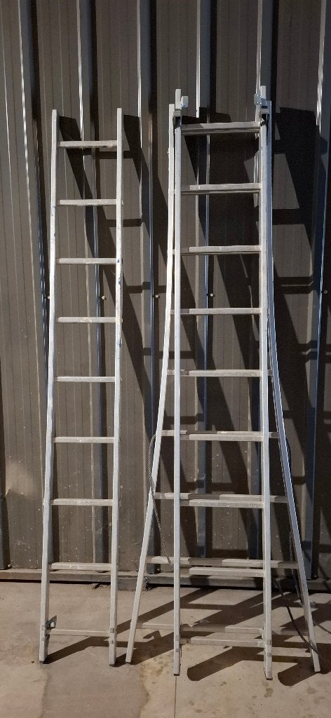 Echelle transformable 3 plans BT3 3X9 barreaux- CENTAURE, Bricolage & Construction, Échelles & Escaliers, Pliable ou rétractable/escamotable