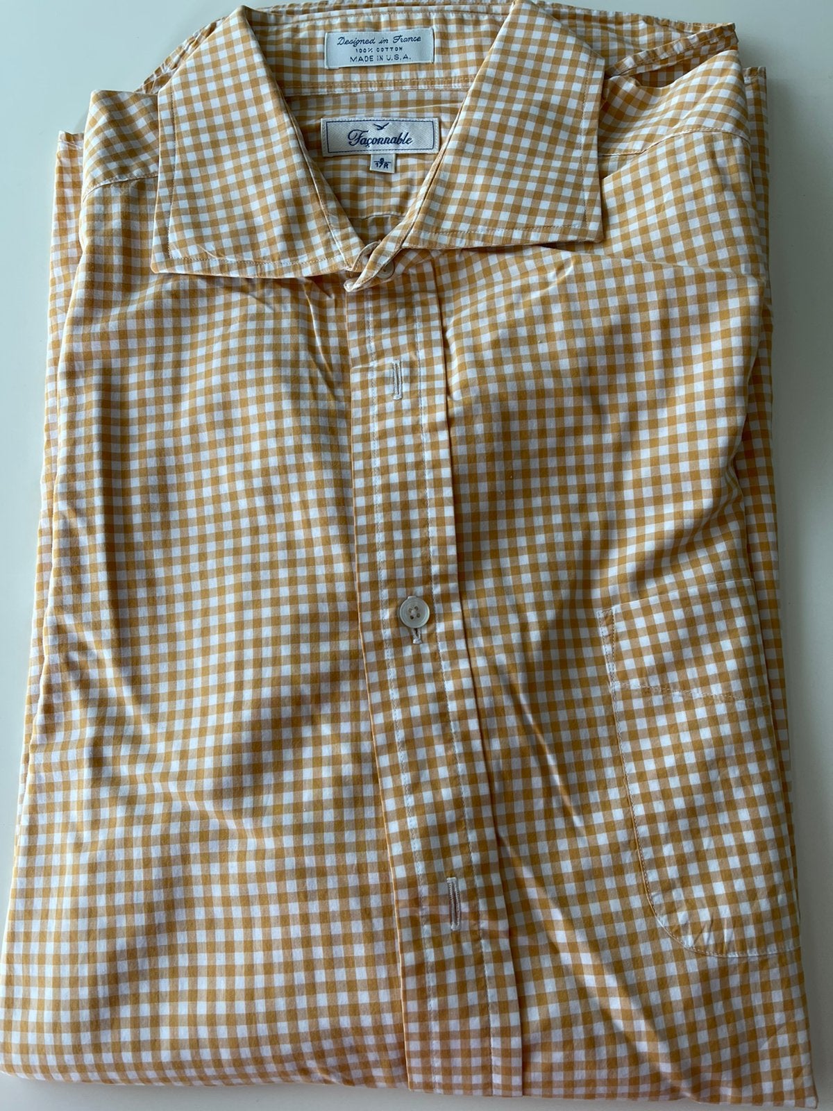 Chemise de créateur Faconable. Taille 43., Envoi, Comme neuf