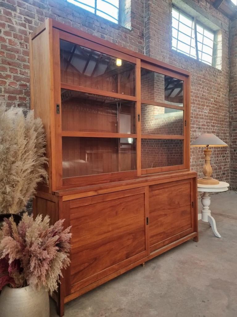 Vitrine/buffet en teck art:85/26.1