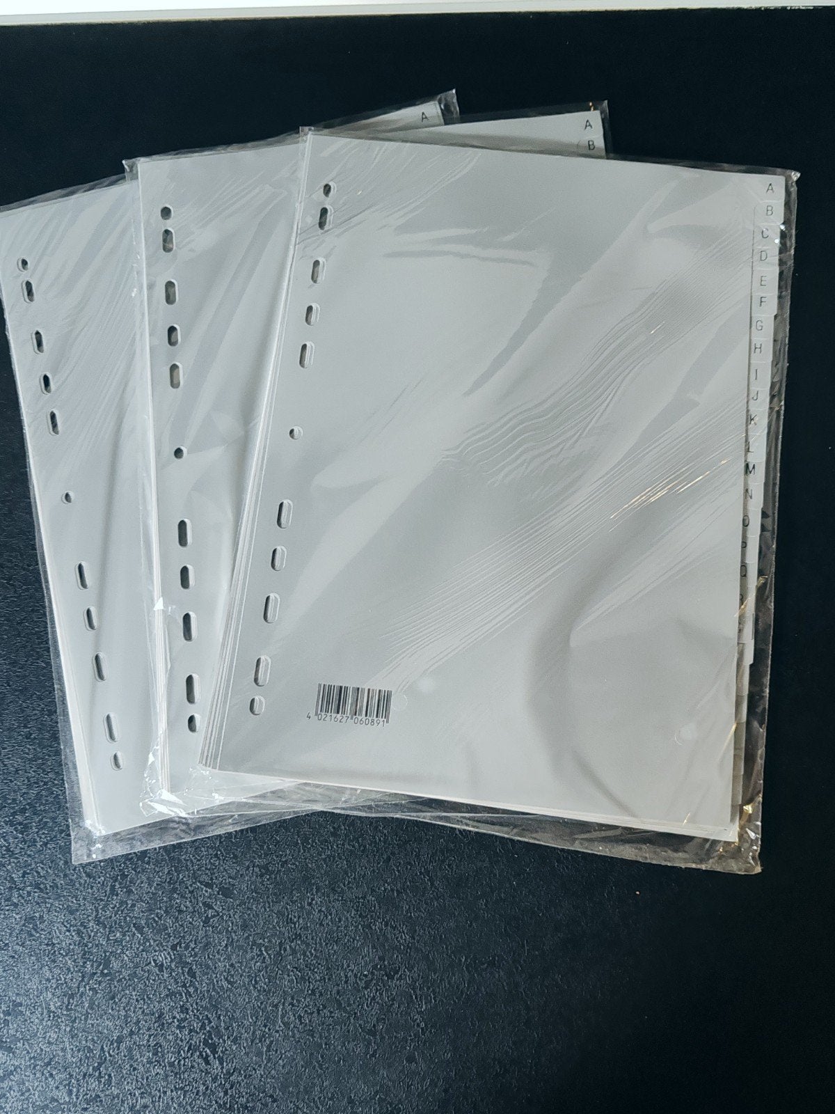 Lot De 3 paquets d'intercalaires A4 plastifié, Enlèvement ou Envoi
