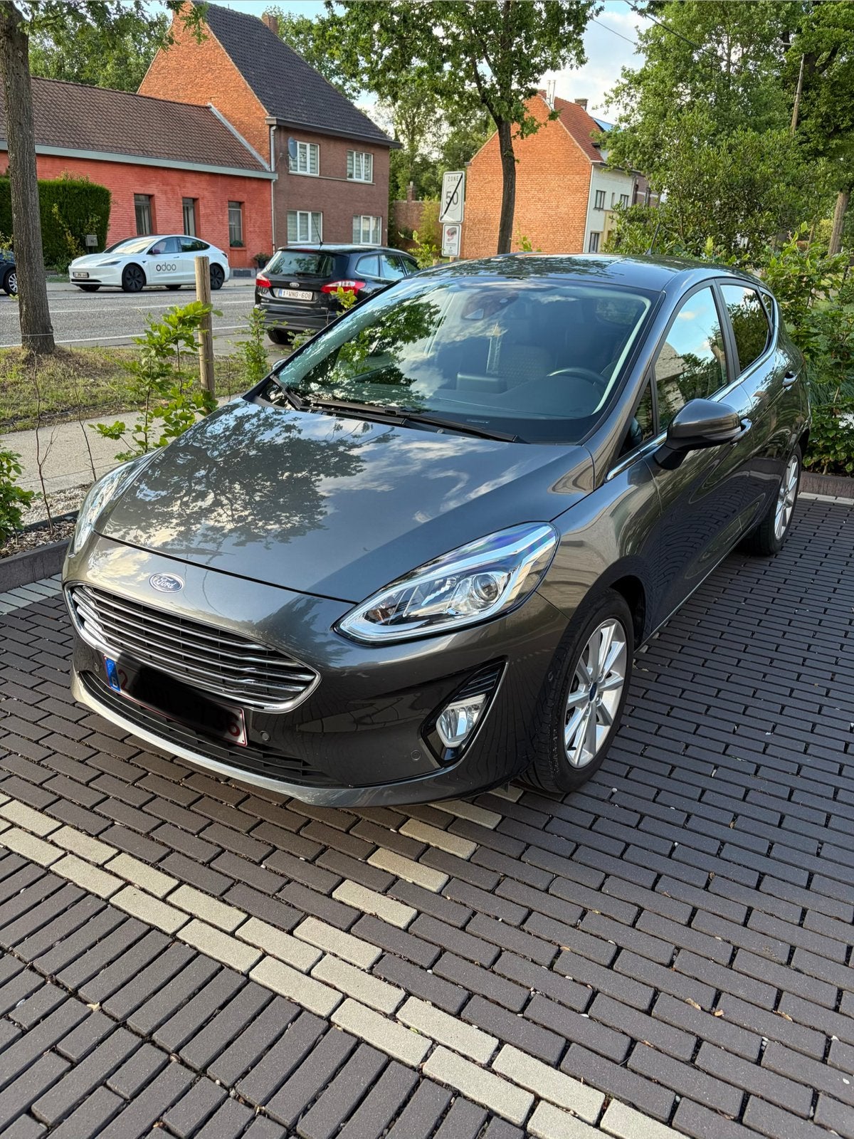 Ford Fiesta Titanium 125PK+camera+winterpack, Autos, Argent ou Gris, 998 cm³, Euro 6, 110 g/km