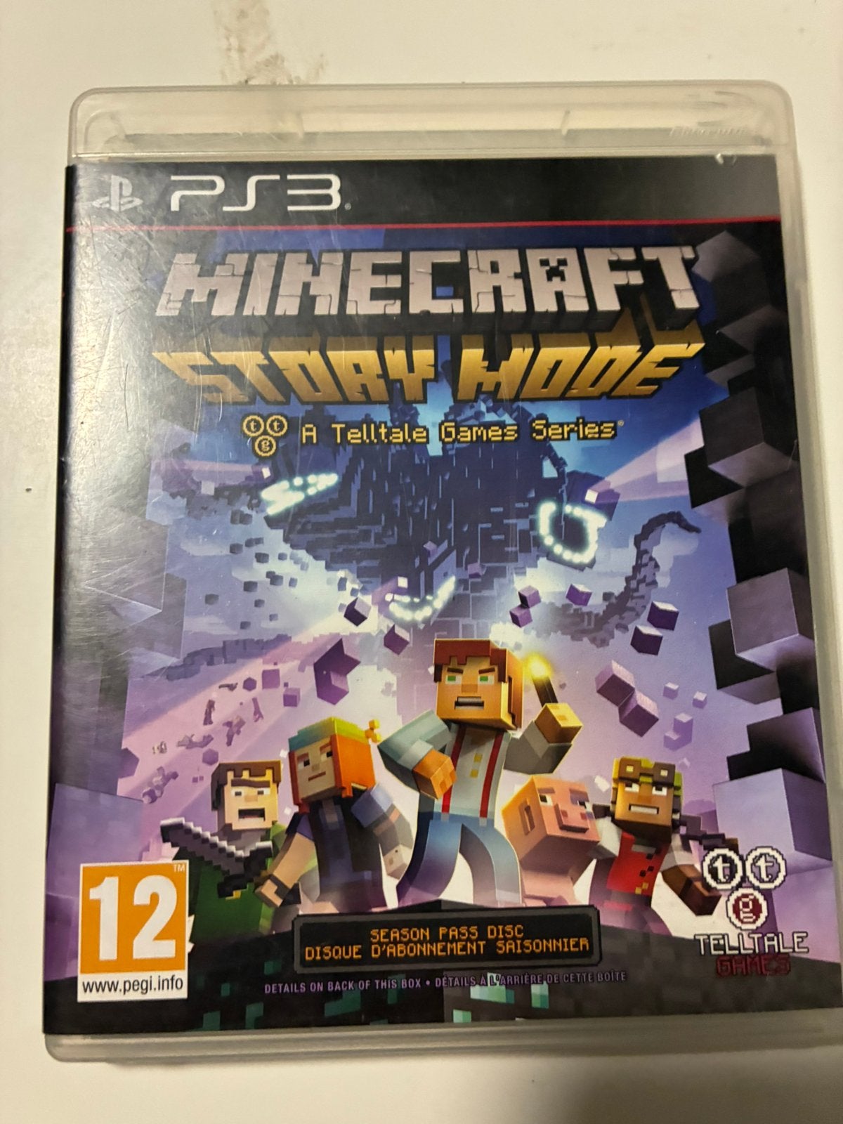 Minecraft Story Mode PS3 - Zo goed als nieuw, Consoles de jeu & Jeux vidéo, Enlèvement ou Envoi, Comme neuf, À partir de 12 ans
