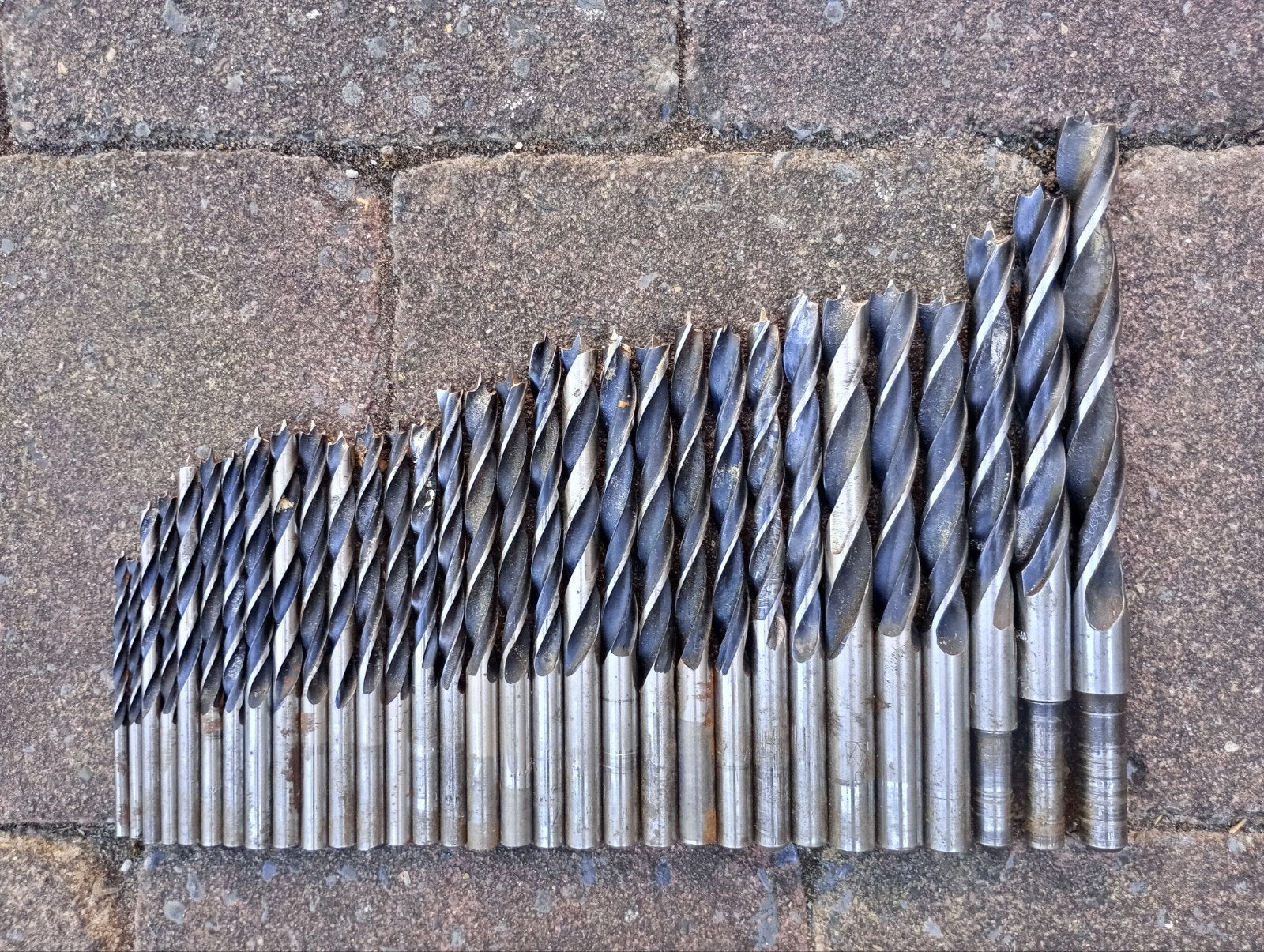Set houtboren 31 stuks in verschillende maten, Doe-het-zelf en Bouw, Ophalen