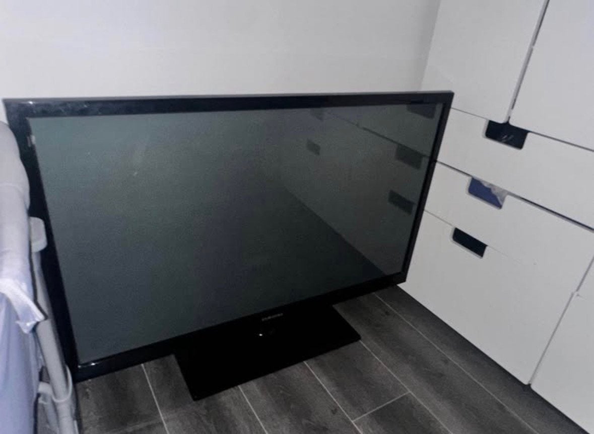 Tv samsung 43 pouce avec box android + 1 an, Enlèvement, Comme neuf, Samsung