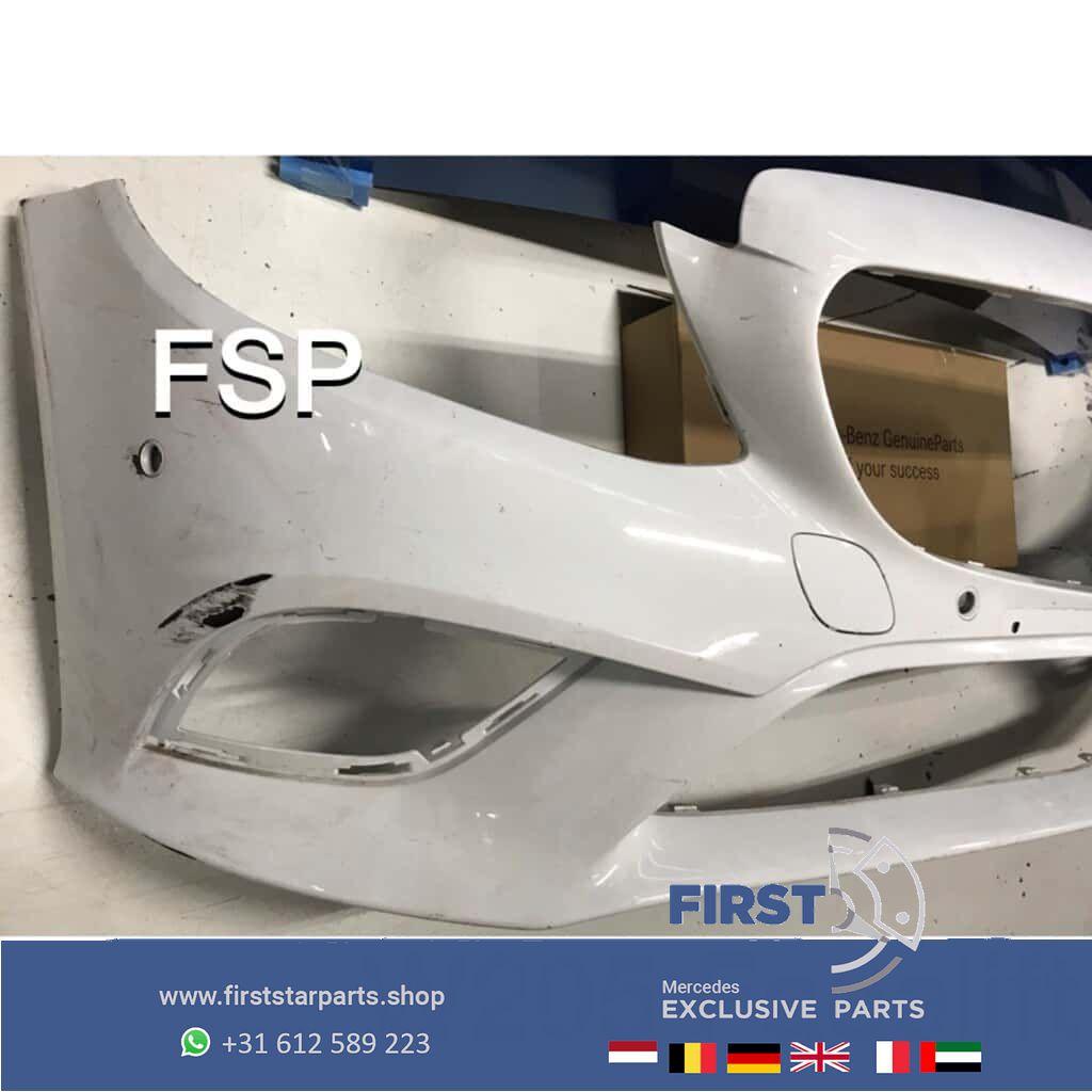 W205 Facelift Voorbumper wit Mercedes C Klasse 2019 2020 bum, Auto-onderdelen, Gebruikt, -, Voor, Ophalen of Verzenden