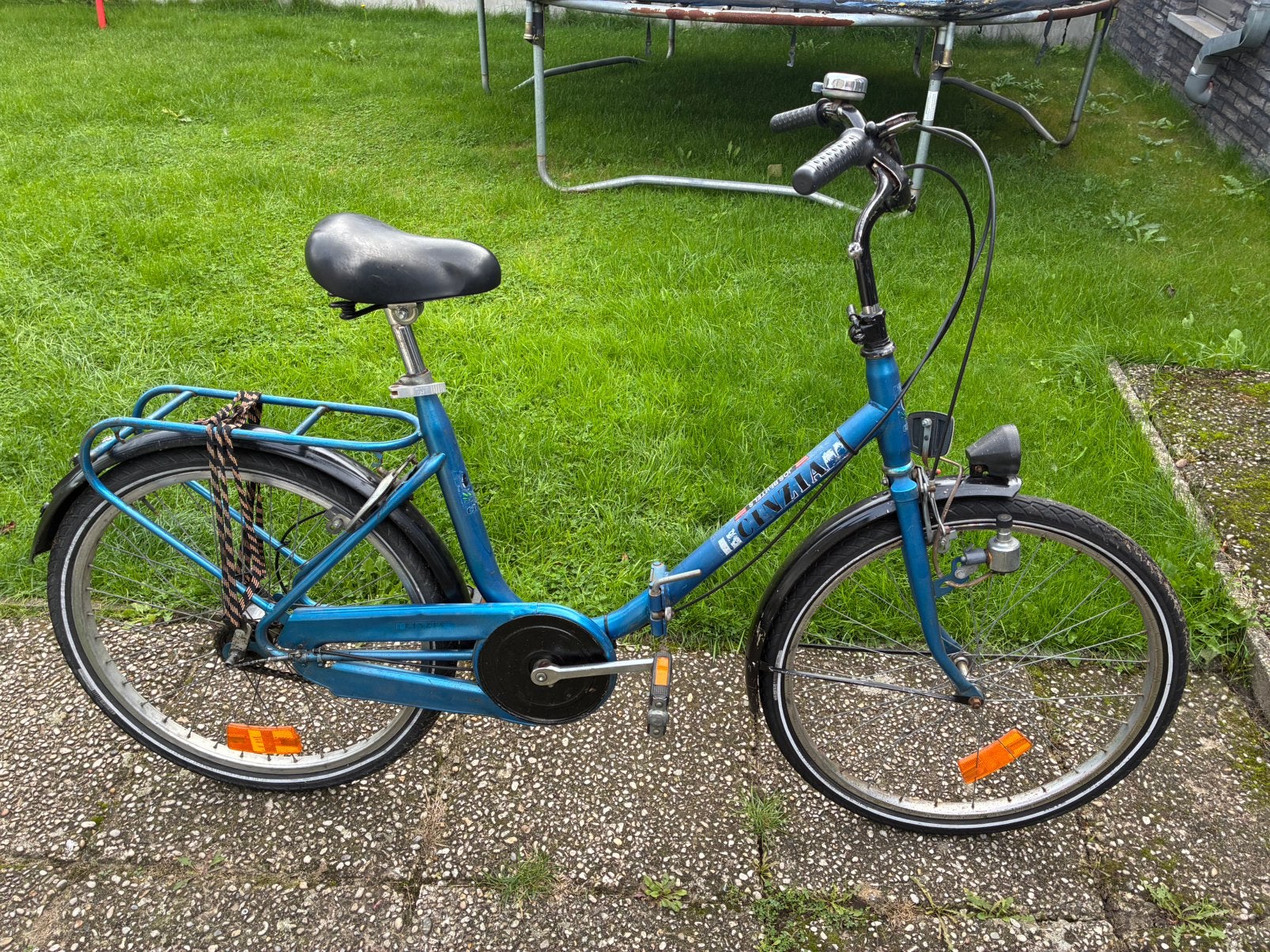 Plooifiets, Ophalen, Gebruikt