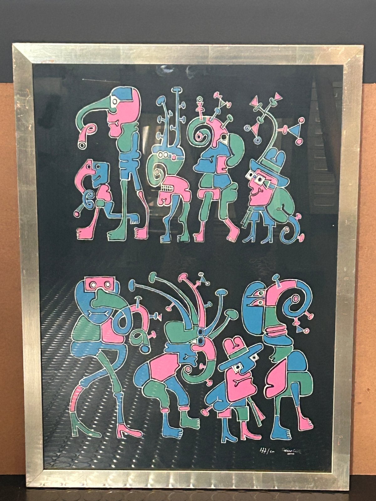 PIerre Caille - Carnaval, Antiquités & Art, Art | Lithographies & Sérigraphies, Numéroté, Signé, Estampillé, Encadré, Enlèvement