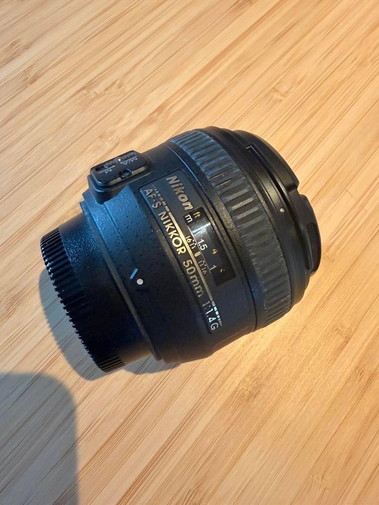 Nikon AF-S Nikkor 50mm f/1.4G prime lens, Audio, Tv en Foto, Ophalen of Verzenden, Zo goed als nieuw