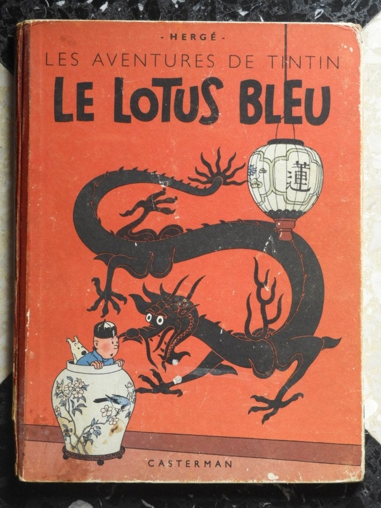 bd Tintin / Le Lotus Bleu - EO, Livres, Une BD, Enlèvement ou Envoi, Utilisé, Hergé
