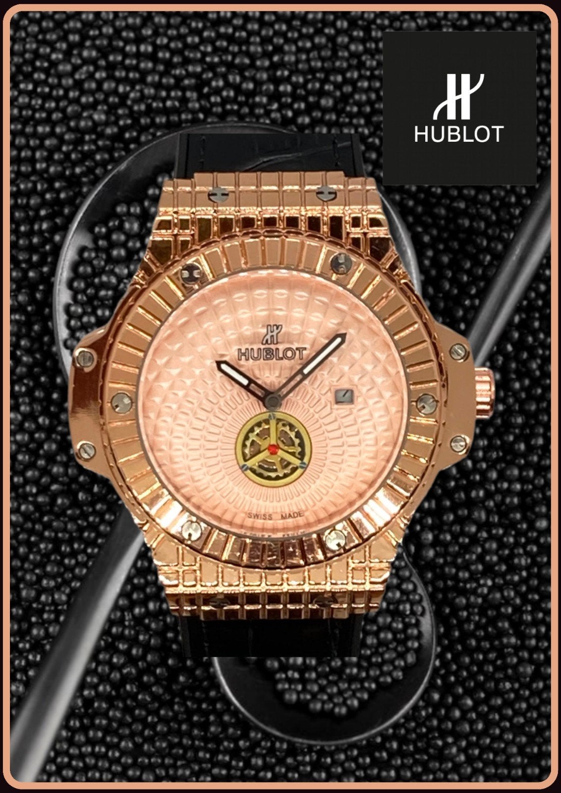 HBLT BB Caviar doré rose, Enlèvement ou Envoi, Étanche, Neuf, Rose