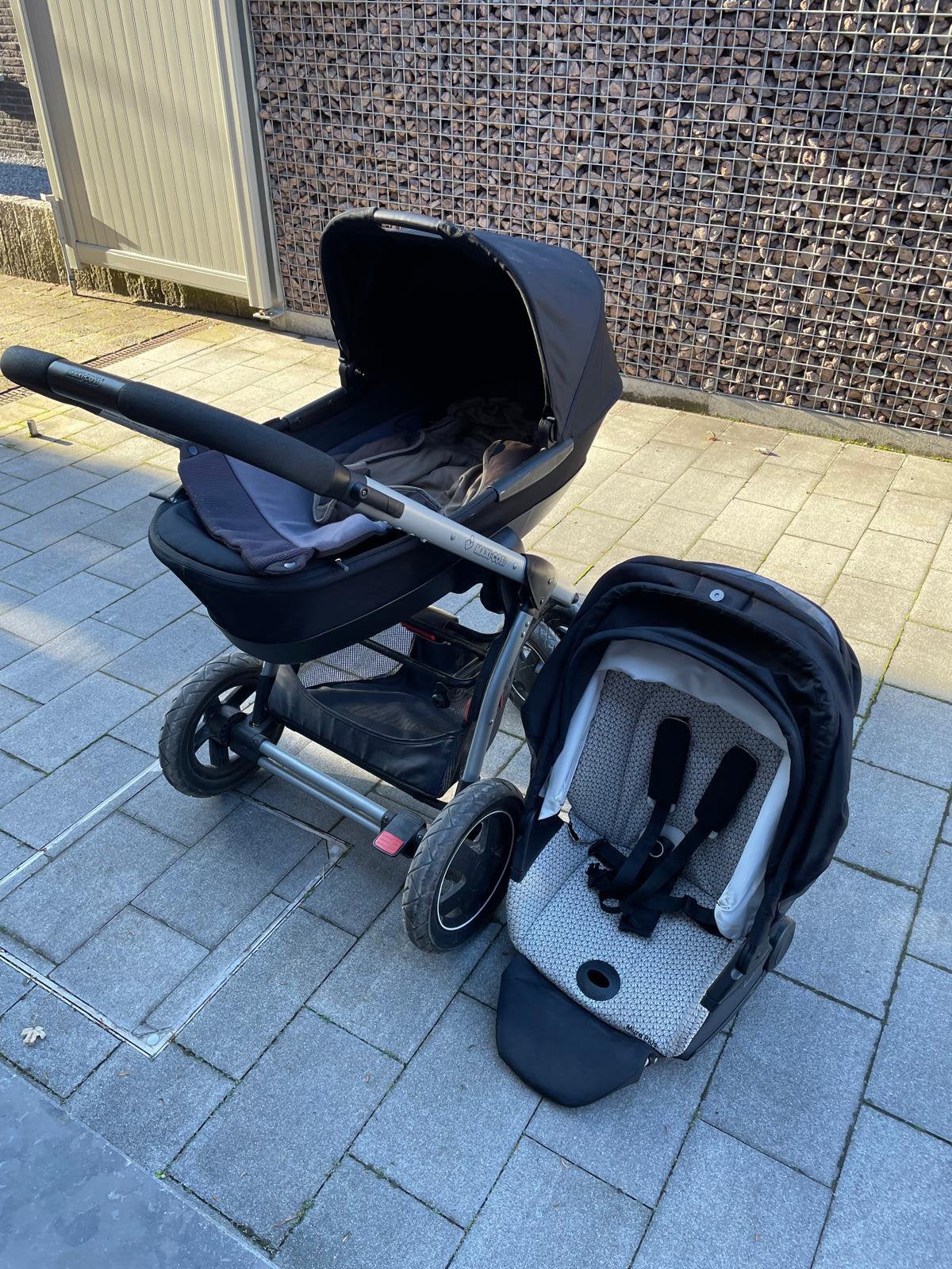 Mura plus maxicosi kinderwagen, Kinderen en Baby's, Kinderwagens en Combinaties, Ophalen, Zo goed als nieuw, Kinderwagen