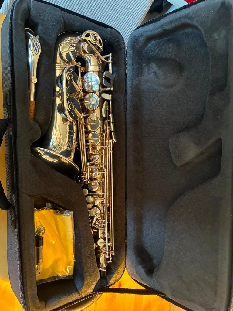 Selmer Alto série 3 en métal argenté, Enlèvement ou Envoi, Utilisé, Alto, Avec valise