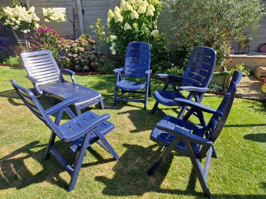 Allibert Tuinstoel, Tuin en Terras, Ophalen, Gebruikt, Plastic, Verstelbaar