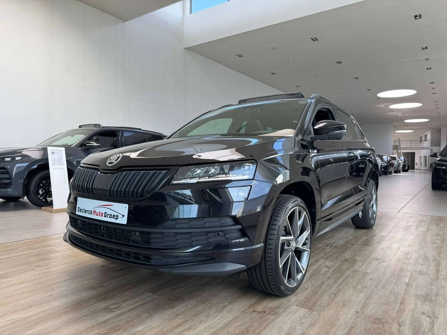 Skoda Karoq 1.5TSI 150PK DSG*SPORTLINE BLACK EDITION*FULL OP, Achat, 1503 kg, 5 places, Automatique