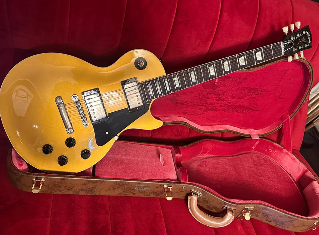 DEAL Gibson Les Paul Goldtop 57 VOS double gold dark back, Enlèvement, Comme neuf, Gibson