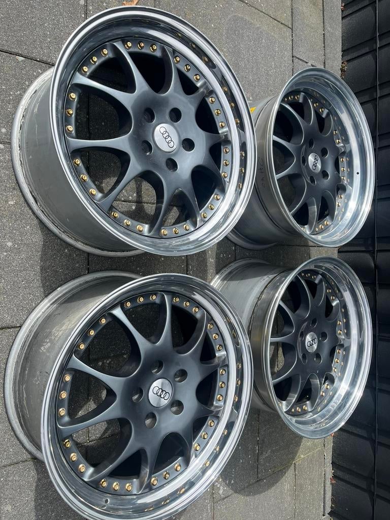 3 delige artec ml in 9 en 10 x 18 steek 5x112, 18 inch, Overige, Gebruikt, Velg(en)