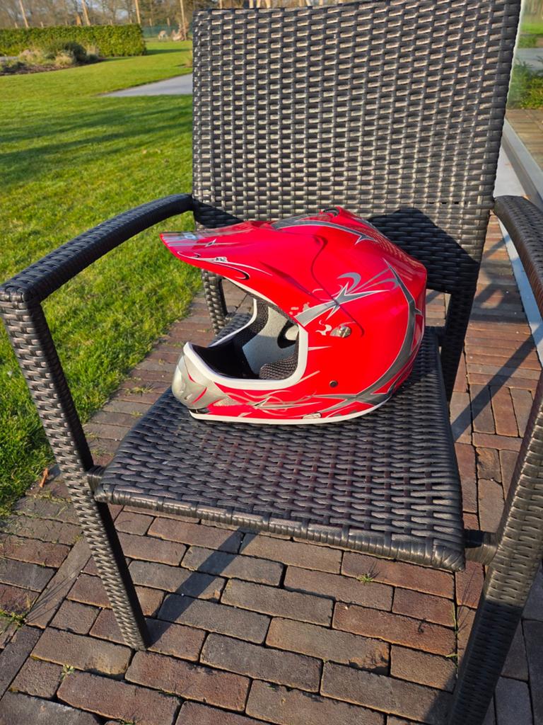 Crosshelm nieuw, Motoren, Kleding | Motorhelmen, Ophalen, XS