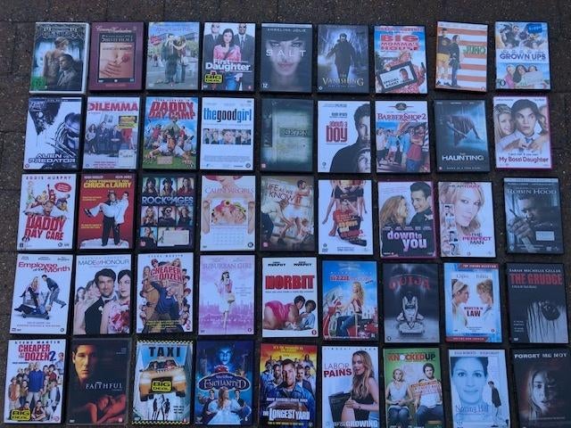 1 lot van 42 Dvd’s voor ROMMELMARKTERS: 10 euro voor alles, Cd's en Dvd's, Ophalen, Gebruikt