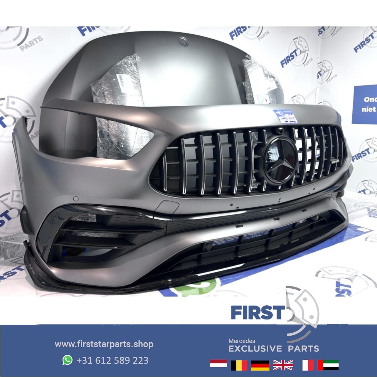 H247 GLA45S GLA45 GLA 45 KLASSE AMG VOORKOP MAT GRIJS AERO P, Utilisé, -, Avant, -