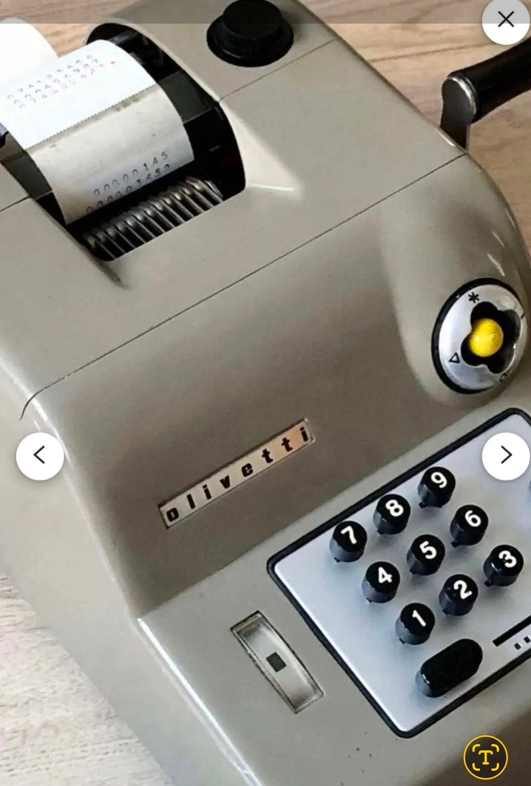 Reken machine Retro Olivetti.., Ophalen