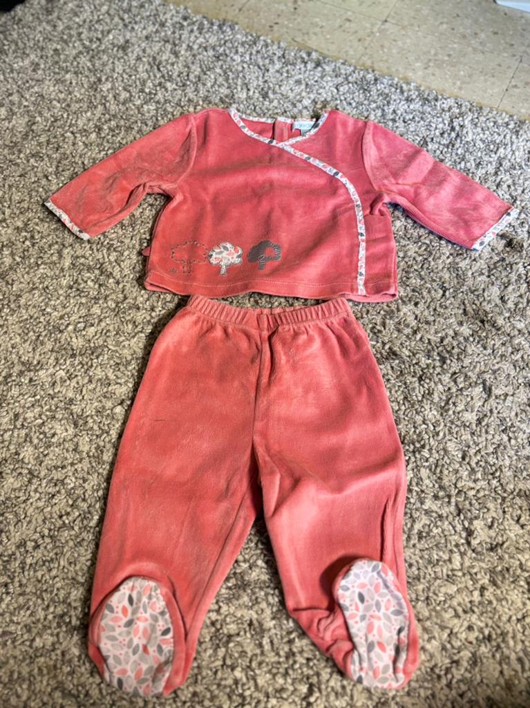 Pyjama Obaïbi 9M, Kinderen en Baby's, Babykleding | Maat 74, Ophalen, Zo goed als nieuw