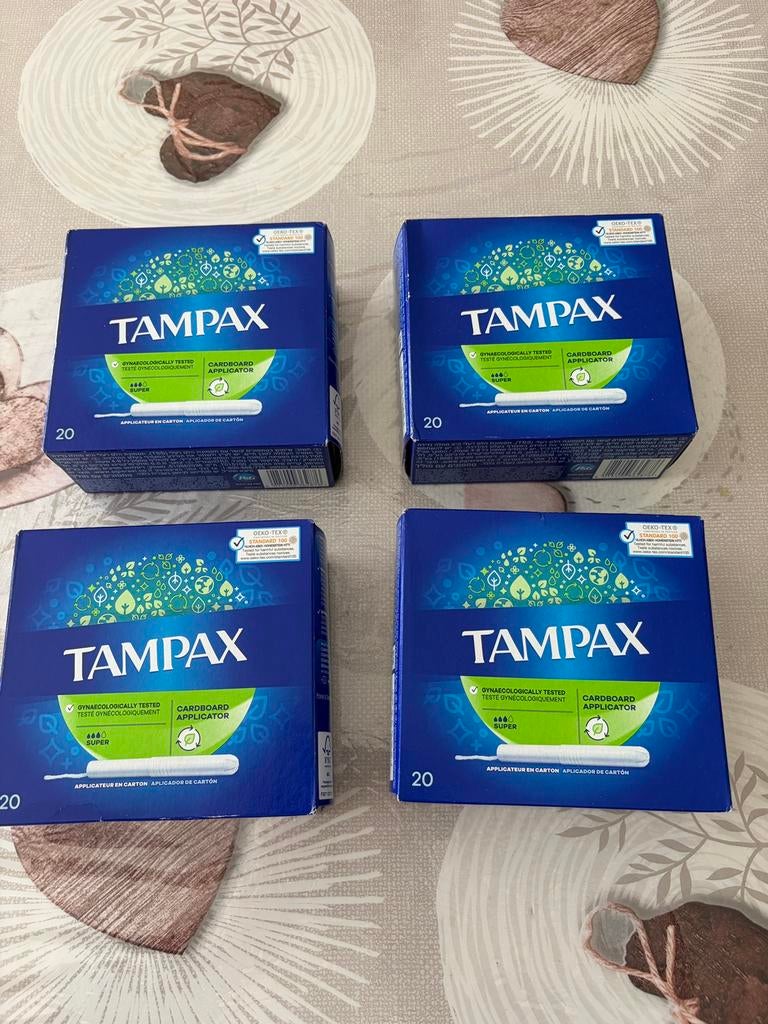 Pak van 4 Tampax-pakketten, Ophalen of Verzenden, Zo goed als nieuw
