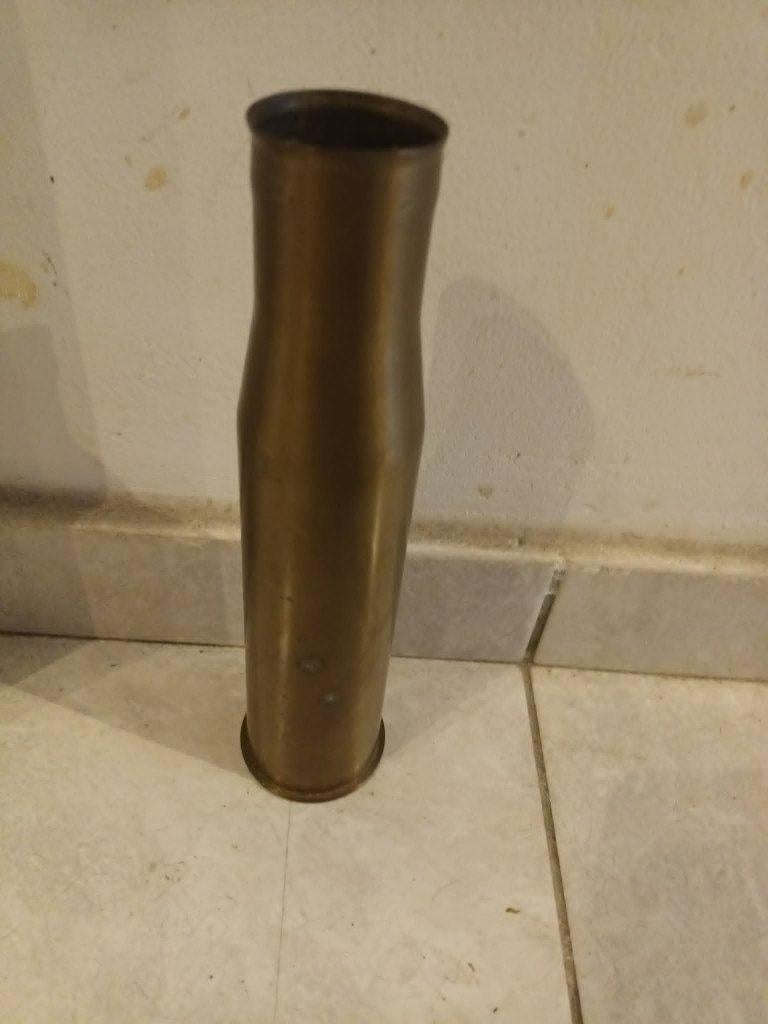Douille US 37mm 1942/1943 inerte, Verzamelen, Ophalen of Verzenden, Landmacht, Overige typen