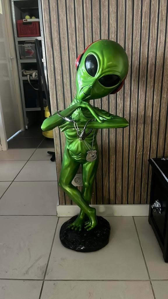 Uniek en gedetailleerd Alien beeld, Ophalen
