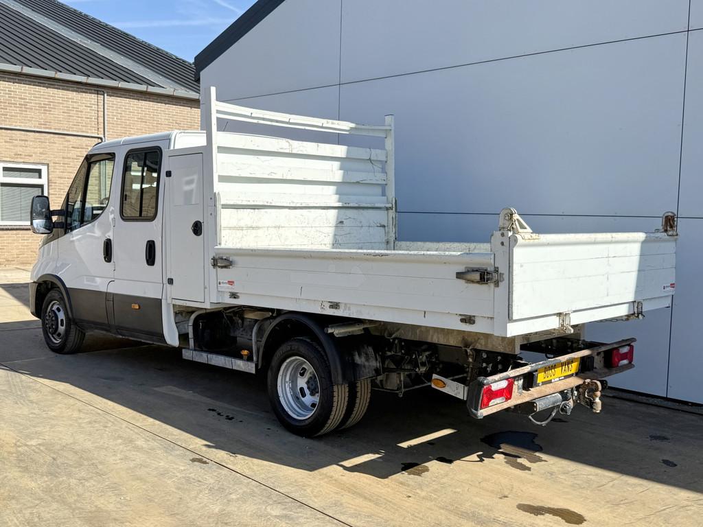 Iveco Daily 35C14 2.3 Kipper Dubbele Cabine Dubbellucht 3,5t, Auto's, 4 deurs, Gebruikt, Zwart, Iveco